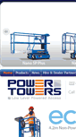 Mobile Screenshot of powertowers.com